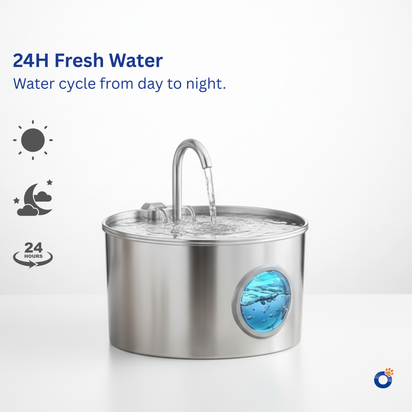 SmartFlow Stainless Steel Water Fountain