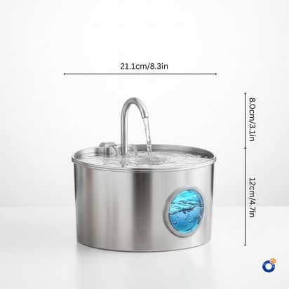 SmartFlow Stainless Steel Water Fountain